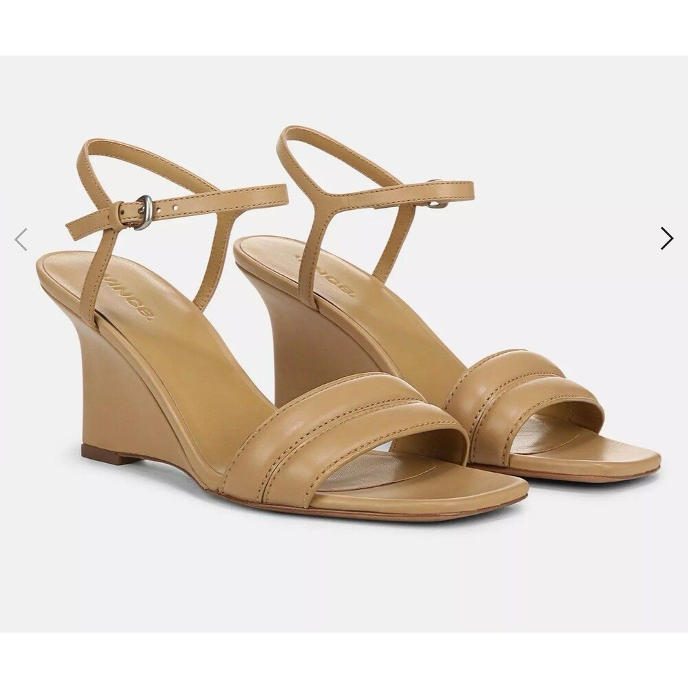 Prema Leather Wedge Sandal 8 - Picture 1 of 12